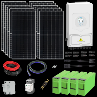 5KW HIBRID NAPELEMES RENDSZER (SZIGETÜZEMŰ 48V) - ARDAX - DEYE 5