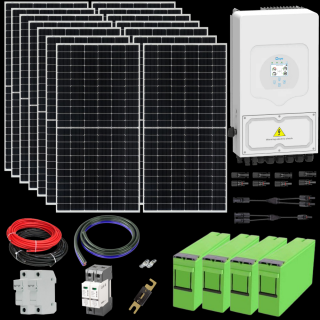 6KW HIBRID NAPELEMES RENDSZER (SZIGETÜZEMŰ 48V) - ARDAX - DEYE 6