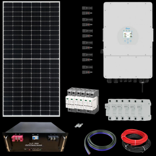 DEYE 3 FÁZISÚ 12KW VALÓS HIBRID NAPELEMES RENDSZER