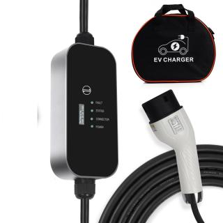 ZEUS GO 32A 7,4KW elektromos autó állítható otthoni töltő (T2) kék 32A CEE csatlakozóval + TÁSKA