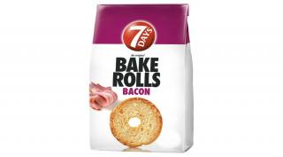 7DAYS Bake Rolls bacon szalonna ízű ropogós kétszersült 80 g