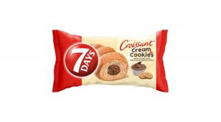 7DAYS Cream  Cookies mogyorókrémmel töltött croissant keksz darabokkal 60 g