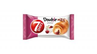 7DAYS Double Max croissant vanília ízű és meggyes töltelékkel 80 g