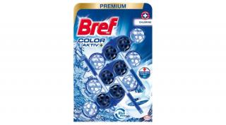 Bref Color Aktív WC frissítő chlorine 3x50 g