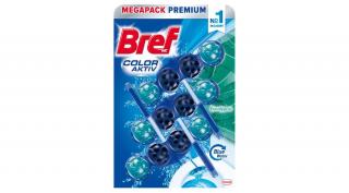 Bref Color Aktív WC frissítő eukaliptusz 3x50 g