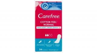 Carefree Normal with Cotton Extract Fresh Scent tisztasági betét 34 db