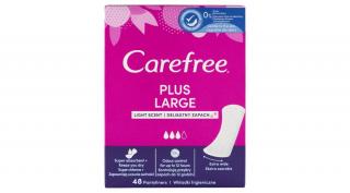 Carefree Plus Large tisztasági betét illatmentes - 48 db