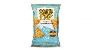 Corn Up teljes kiőrlésű sárga kukorica tortilla chips tengeri sóval 60g