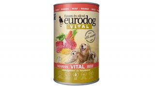 Eurodog vital kutyakonzerv marha ízesítésű 1240 g