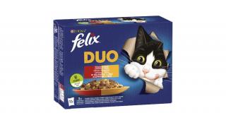 Felix Fantastic Duo Házias válogatás aszpikban nedves macskaeledel, 12x85g