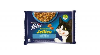 Felix sensations jellies macskaeledel halas válogatás aszpikban 4*85 g