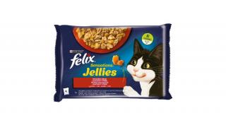 Felix sensations macskaeledel házias válogatás aszpikban 4*85 g