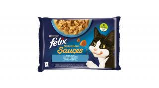 Felix sensations sauces macskaeledel halas válogatás 4*85 g