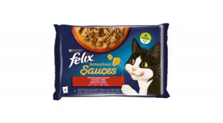 Felix sensations sauces macskaeledel házias válogatás 4*85 g