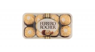 Ferrero Rocher tejcsokoládéval és mogyoródarabkákkal borított töltött ostya 200 g