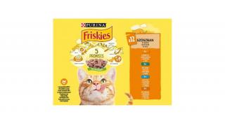 Friskies adult macska 12*85g csirke/kacsa/lazac/ pulyka