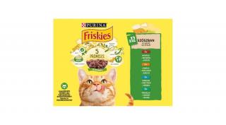 Friskies adult macska 12*85g marha/csirke/tonhal/tőkehal