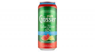 Gösser Natur Zitrone bobozos, 0,5 l 0% görögdinnye- lime (DRS)