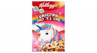 Kellogg's Unicorn Froot Loops gyümölcs ízesítésű gabonakarikák 375 g