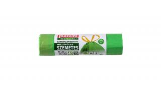 MAZZINI ÚJRAHASZNOSÍTOTT HÚZÓFÜLES SZEMETES 40 l (55x62cm) 15 db/roll