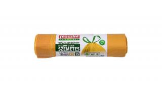 MAZZINI ÚJRAHASZNOSÍTOTT HÚZÓFÜLES SZEMETES 70 l (64x70cm) 15 db/roll