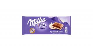 Milka alpesi tejcsokoládé tejes krémtöltelékkel 100 g