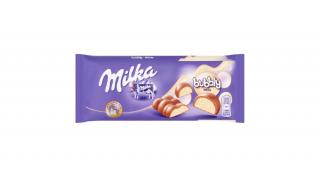 Milka Bubbly alpesi tejcsokoládé levegőbuborékos fehércsokoládé töltelékkel 95 g