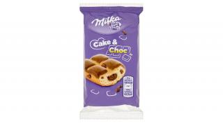 Milka Cake  Choc piskóta alpesi tejcsokoládé darabkákkal és csokoládés töltelékkel 35 g