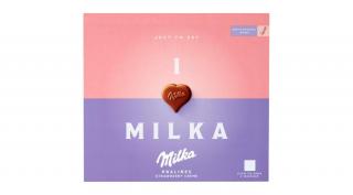 Milka I love Milka alpesi tejcsokoládé praliné epres töltelékkel 110 g