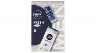 Nivea férfi ajándékcsomag Fresh (Tusfürdő 250ml+Roll-On 50ml