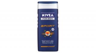 Nivea For Men Sport tusfürdő tusoláshoz, arc- és hajmosáshoz férfiaknak ásványokkal 250 ml