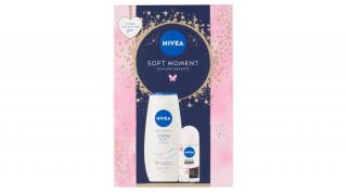 Nivea női ajándékcsomag Soft Moment (Krémtusfürdő 250ml+Roll-On 50ml