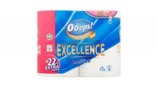 Ooops! Execellence Sensitive WC papír 3 rétegű 4 tekercs
