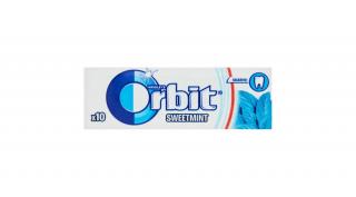 Orbit Sweetmint mentaízű cukormentes rágógumi édesítőszerrel 10 db 14 g