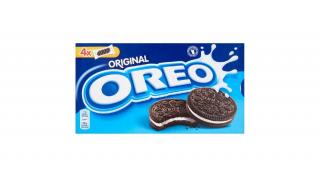 Oreo Original vanília ízű töltelékkel töltött kakaós keksz 176 g
