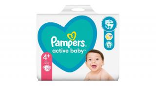 Pampers Active Baby-Dry 4+ Maxi Plus 10-15 kg 70db pelenka