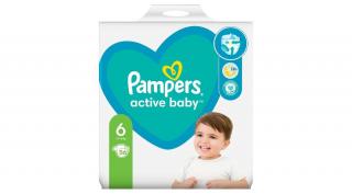 Pampers Active Baby pelenka 6-os méret 13kg - 18kg 56 db