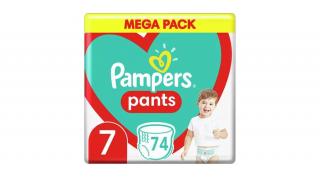 Pampers Pants Bugyipelenka 7 (17 kg+) 74 db – Mega Box