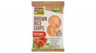 Rice Up! teljes kiörlésű barna rizs chips ketchup 60 g