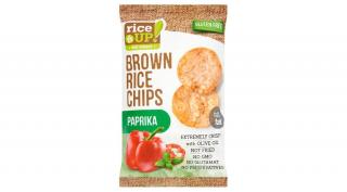 Rice Up! teljes kiörlésű barna rizs chips paprikás 60 g