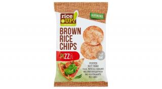 Rice Up! teljes kiörlésű barna rizs chips pizzás 60 g