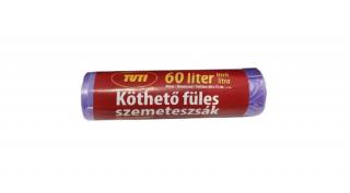 Tuti szemeteszsák köthető füles 60 l ( 16 db / roll)