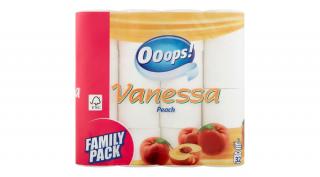 Vanessa Premium Peach Family Pack toalettpapír 3 rétegű 32 tekercs