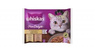 Whiskas alutasak 4-pack Pure Delight Baromfi aszpikban  4x85g