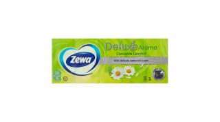 Zewa Deluxe Camomile Comfort illatosított papírzsebkendő 3 rétegű 10 x 10 db