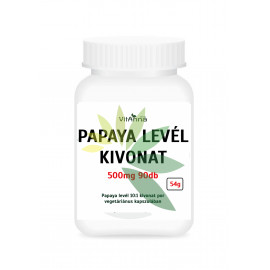 Papaya levél 10:1 kivonat kapszula 500mg