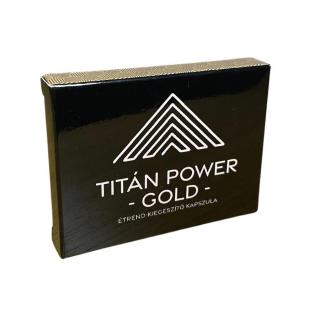 TITÁN POWER GOLD POTENCIANÖVELŐ KAPSZULA FÉRFIAKNAK 3DB