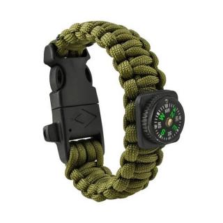 Paracord Tactical 5in1 túlélő karkötő