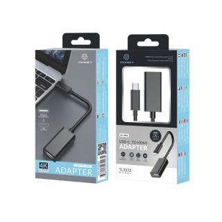 Techancy TL272 USB-C -&gt; HDMI 4K átalakító adapter