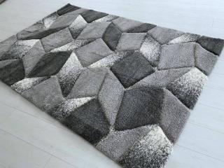 120x170 cm, 7967BL.Grey/L.Grey Messi nyomott mintás süppedő szőnyeg(Több méretben elérhető!)